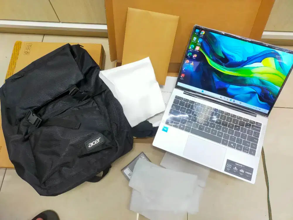 Dijual laptop Acer Aspire Lite n100 ram 8GB DDR5 SSD 256GB Like new