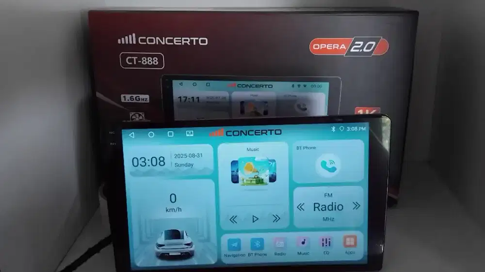 Head Unit 9 Inch Android Concerto 2/32 GB (Baru dan Garansi)