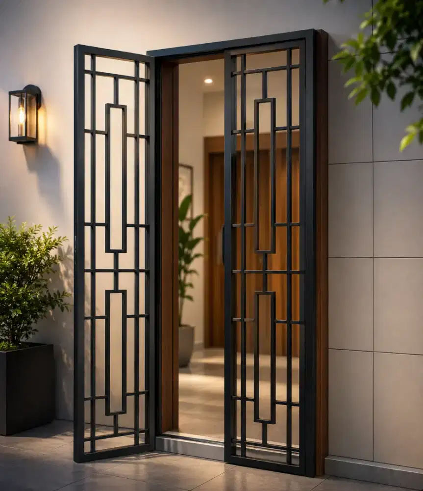 Pintu Teralis Double Minimalis
