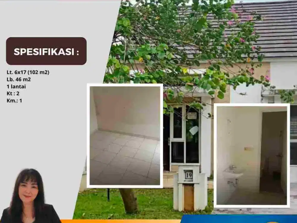 Rumah Murah Cluster Bayu Lt. 102 Suvarna Sutera Tangerang