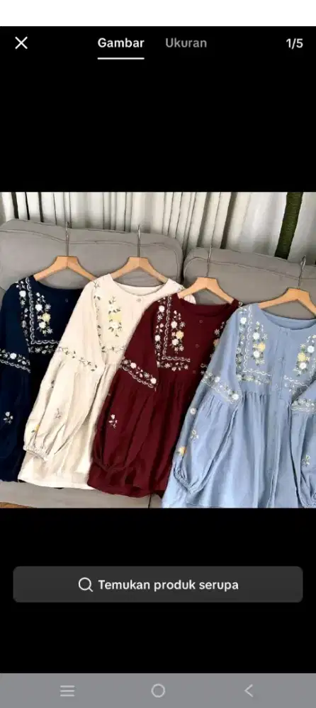 Blouse wanita bahan adem rayon twil impor