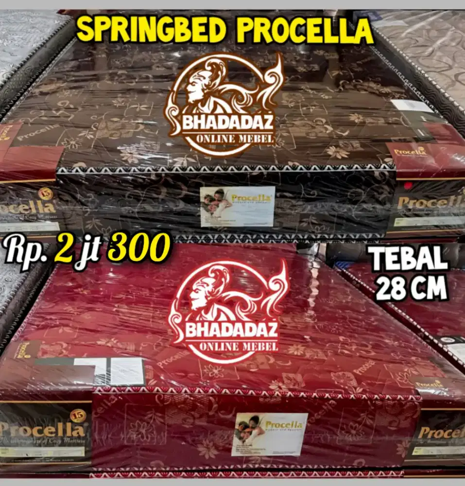 Springbed Procella tebal 28 Cm