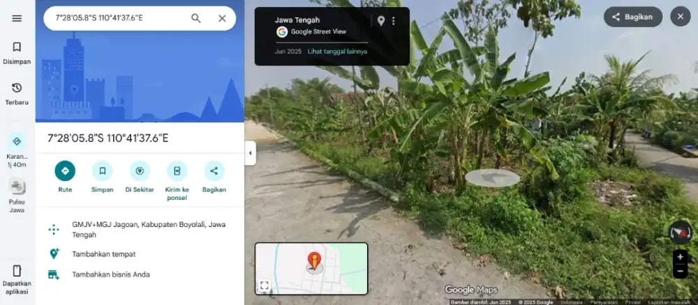Dijual Murah tanah  mangku jalan  belakang pabrik Panbrother