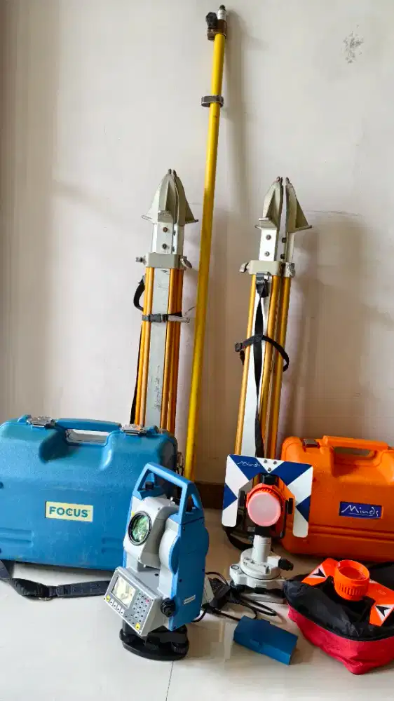 Di jual alat ukur tanah,alat survey,TOTAL STATION LASER FOCUS SPECTRA