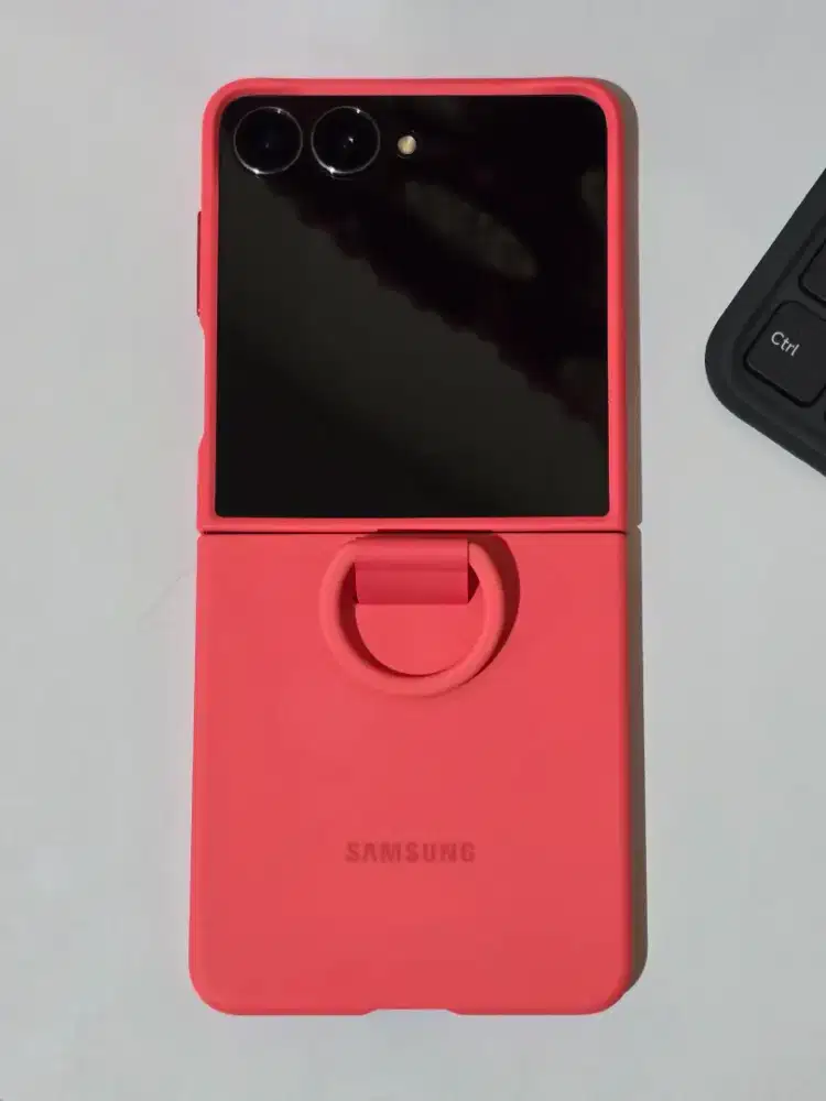 Samsung Z Flip 7 12/256 Coral RED Warna Favorit Fulset Resmi Like New