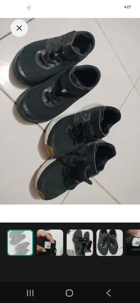 Sepatu sekolah new balance buy 1 get 1 hsrga nett