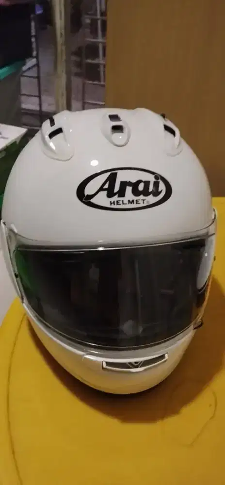 Helm Arai RX7 Warna putih solid
