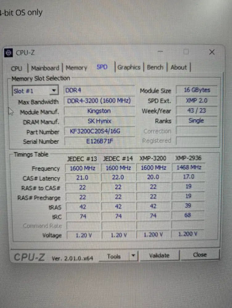 Kingston Fury Impact DDR4 SODIMM 32GB (16GB x 2) PC3200