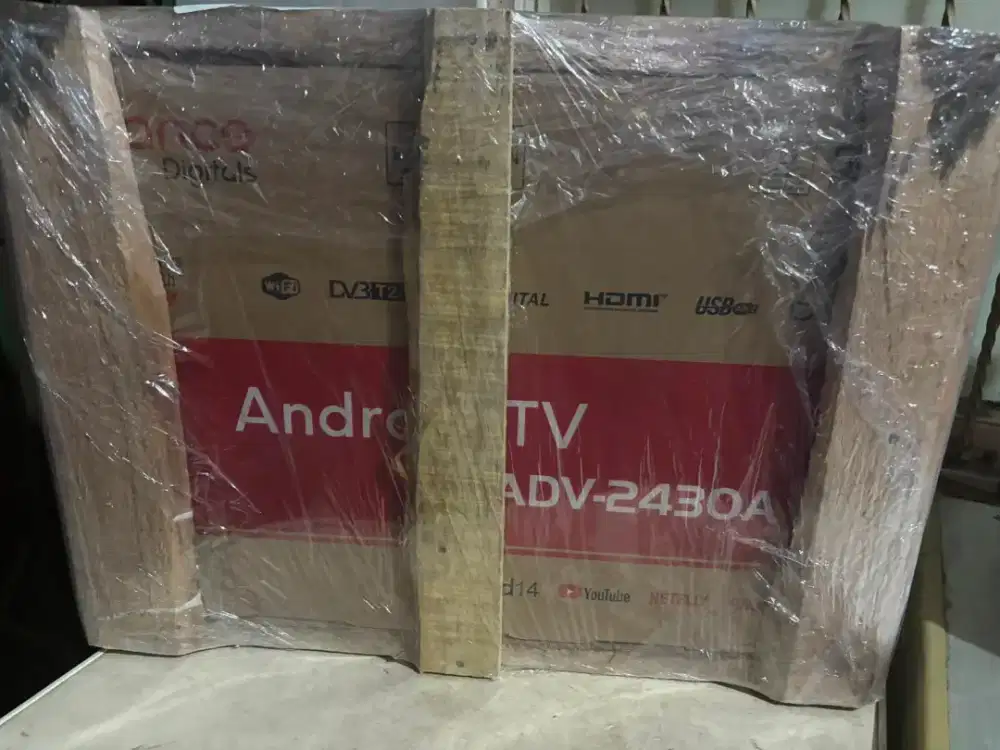 ANDROID TV DIGITAL ADVANCE 24 INCH BARANG BARU