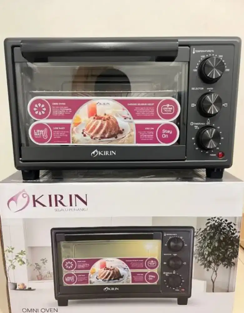 OVEN LISTRIK KIRIN KOO 21 LITER HITAM