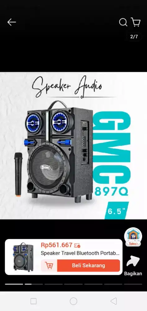 Speaker gmc bluetooth like new