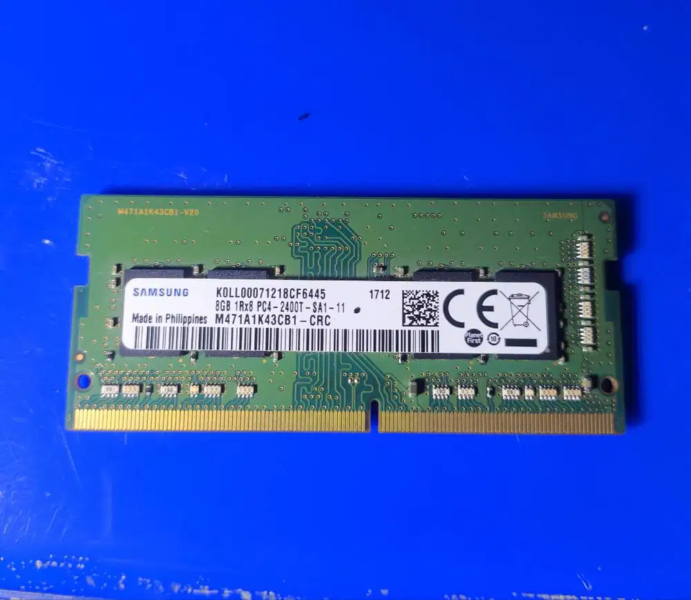 RAM Laptop SODIMM SDRAM DDR4 8GB SAMSUNG 2400T M471A1K43CB1-CRC