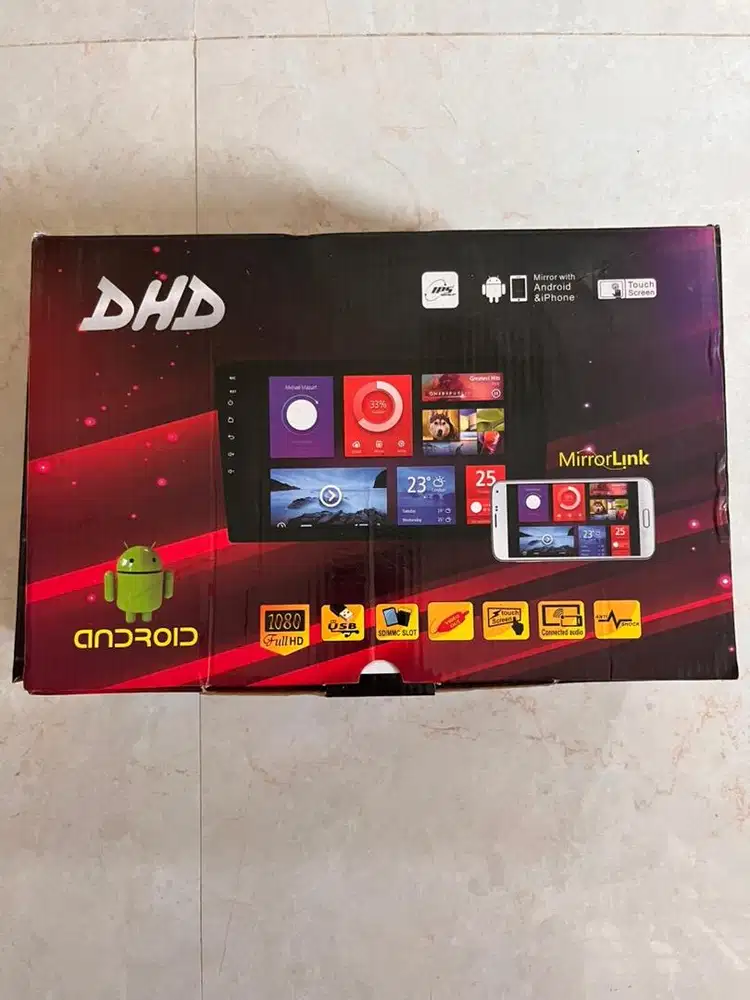 Head Unit Android DHD-7001 10” Full HD 1080