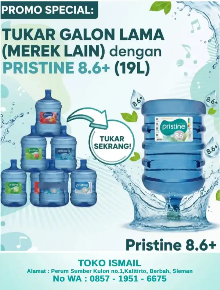 Promo Pristine Galon