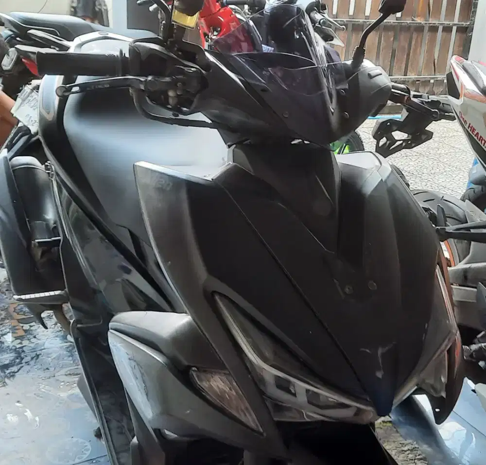 Yamaha Aerox 155CC hitam thn.2019 plat Banjarmasin