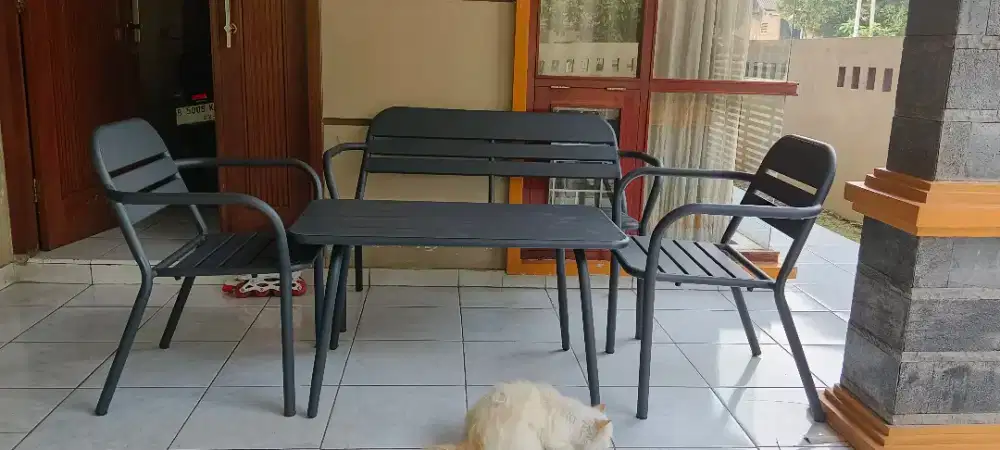 Bangku besi 1 set