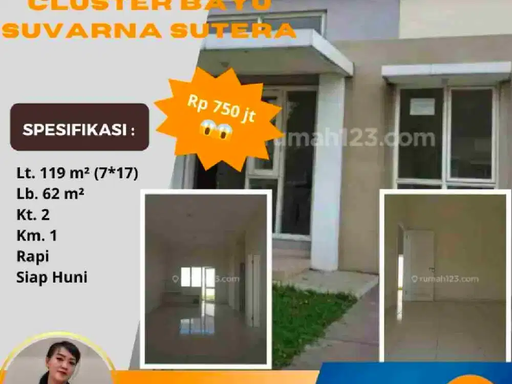 Jual Murah Cluster Bayu Lt. 119 Suvarna Sutera Lavon Cikupa Tangerang