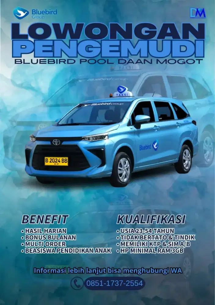 Driver Taksi Blue Bird Daan Mogot