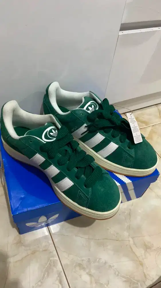 [BNIB] Adidas Campus 00s Dark Green Cloud White Original