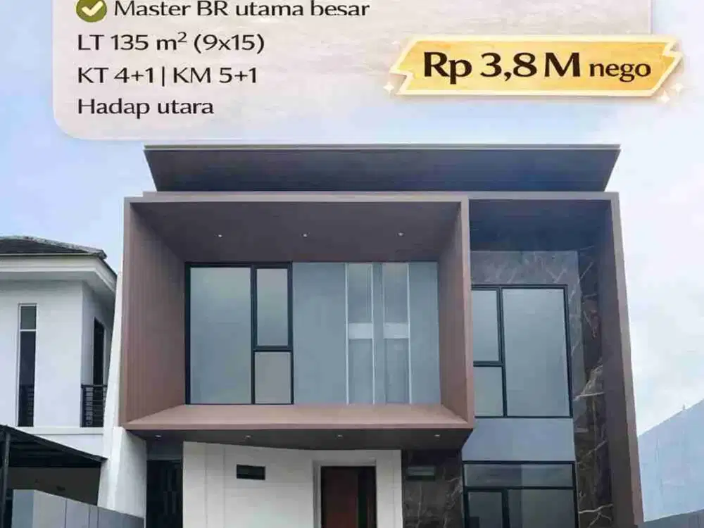 dijual rumah BARU CITRALAND Woodland mewah murah
