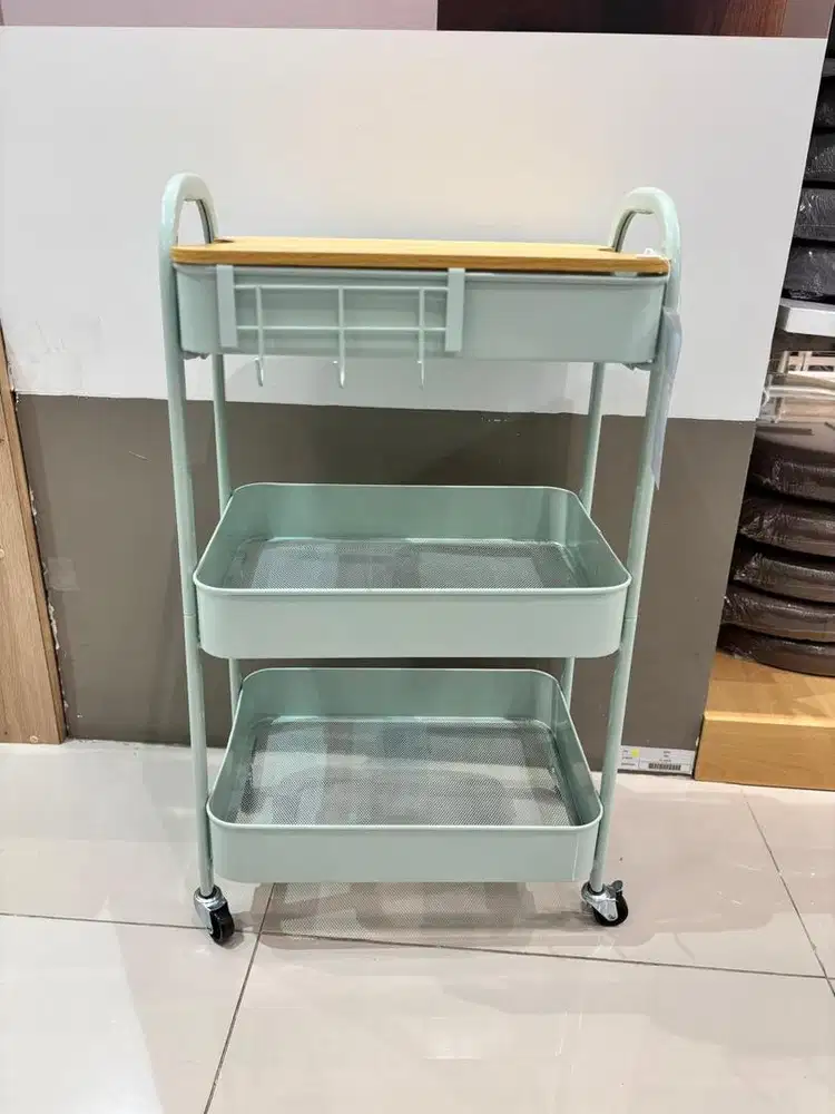 jual baru rak susun trolley besi