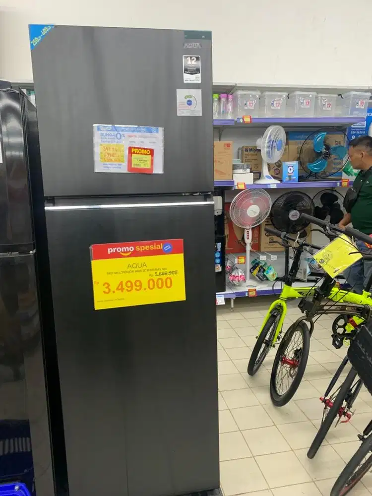Promo cicilan kulkas AQUA