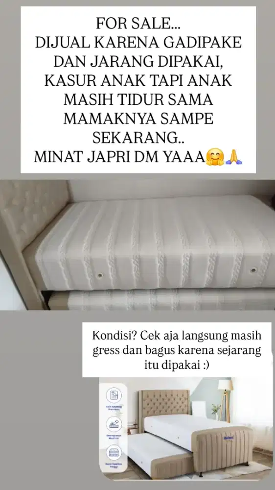 JUAL MURAH KASUR SORONG ANAK