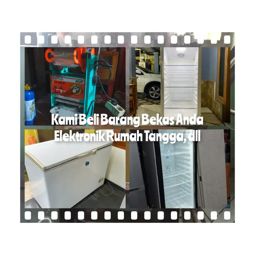 Kami Tampung Terus Mesin cuci, Freezer, TV dan lain-lain