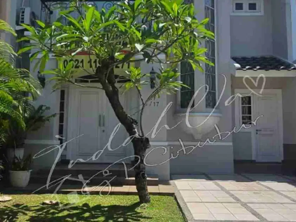 JUAL RUMAH RAFFLES HILLS CIBUBUR SHM FULL FURNITUR RAPI SIAP HUNI BANGUNAN KOKOH