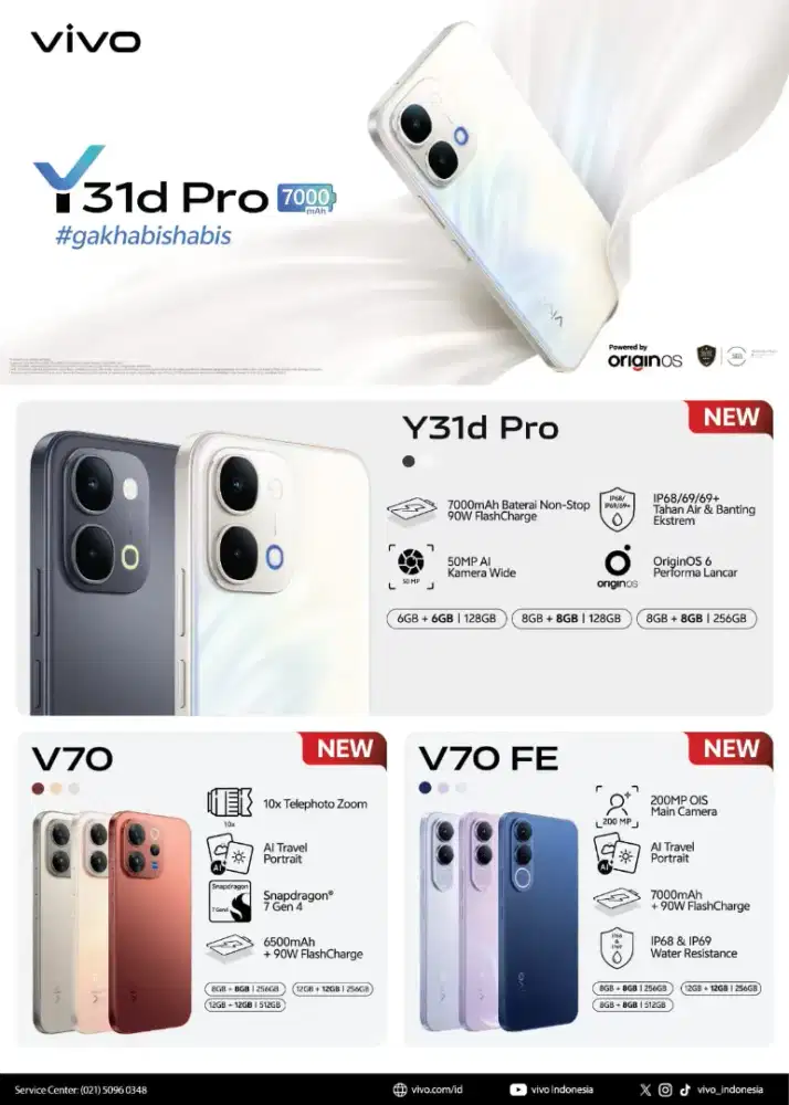 HP VIVO Bisa cash,creedit,tukar tambah