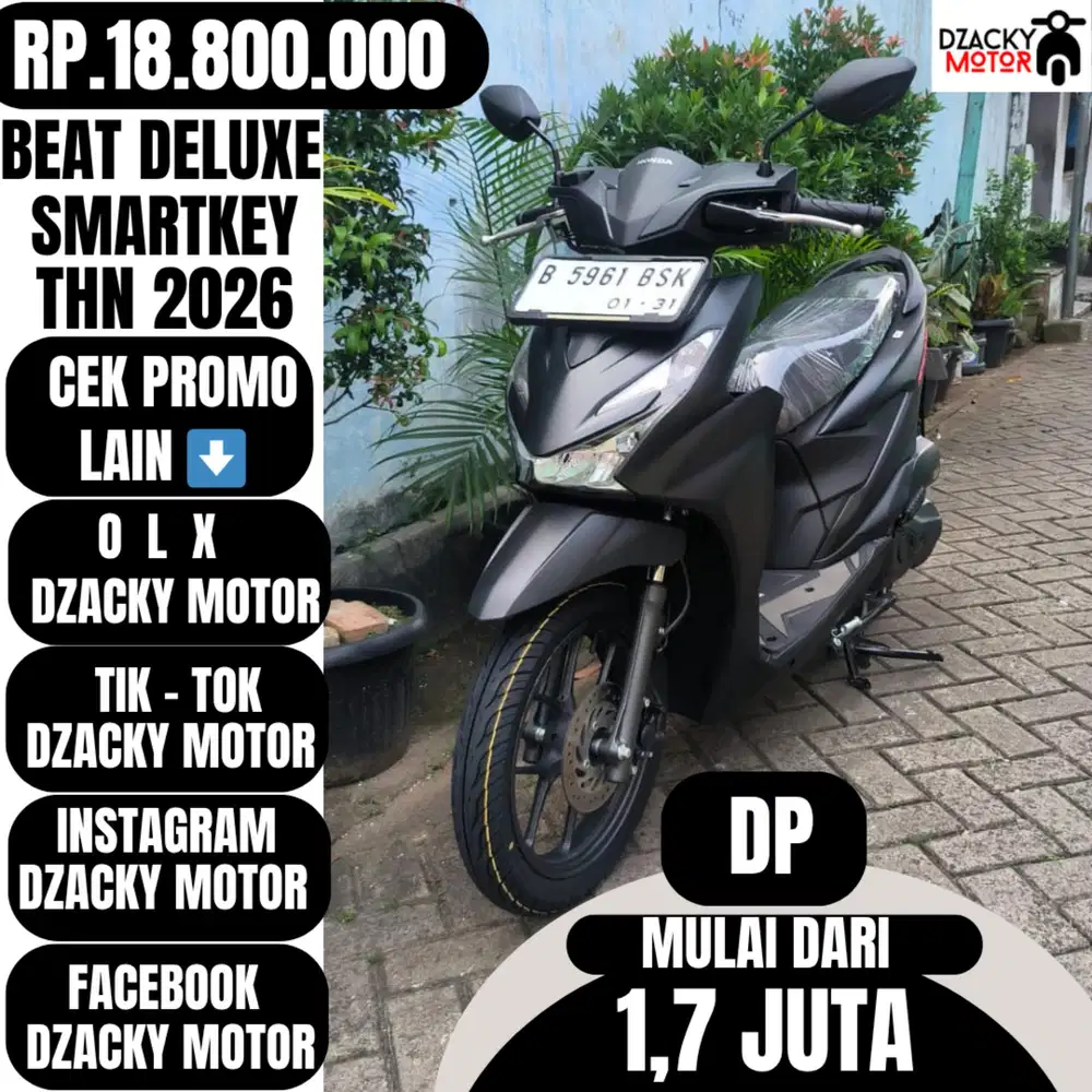 BEAT DELUXE SMARTKEY 2026 SECOND LIKE NEW