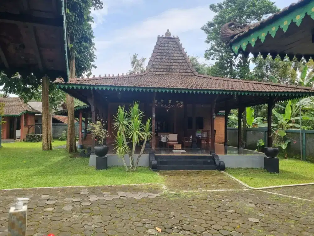 Dijual Cepat Villa Mewah Full Furnished di Turi, Ada Joglo & Kolam Renang