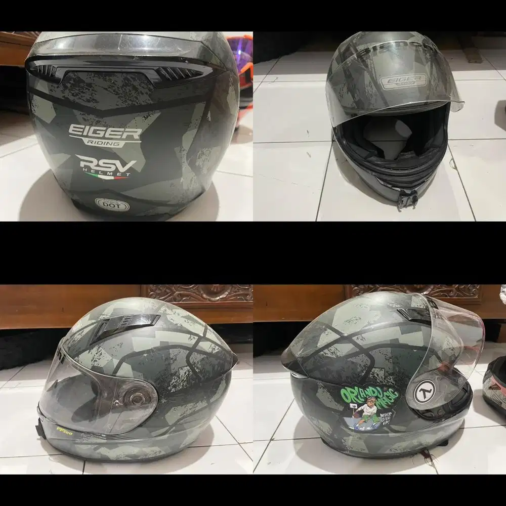 Helm Fullface Eiger RSV