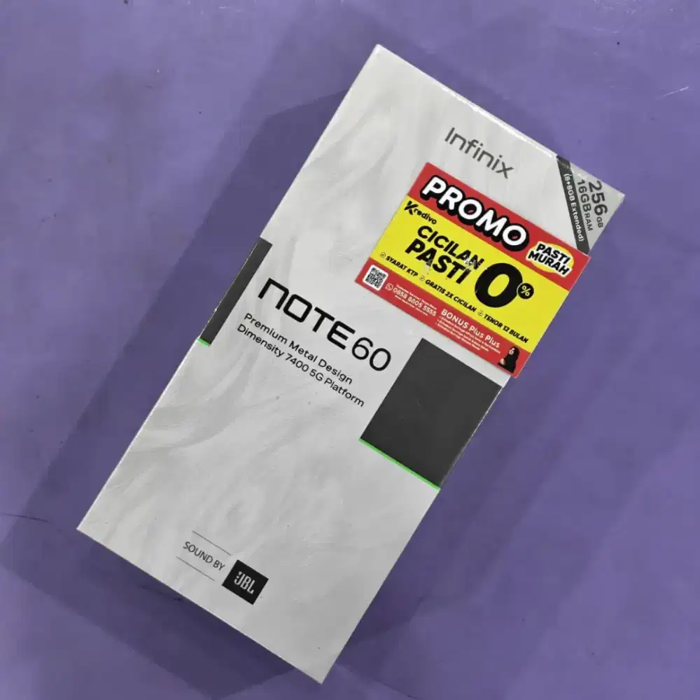 Bisa Cicilan 0%! Infinix Note 60 5G 256GB Segel Resmi, Syarat KTP