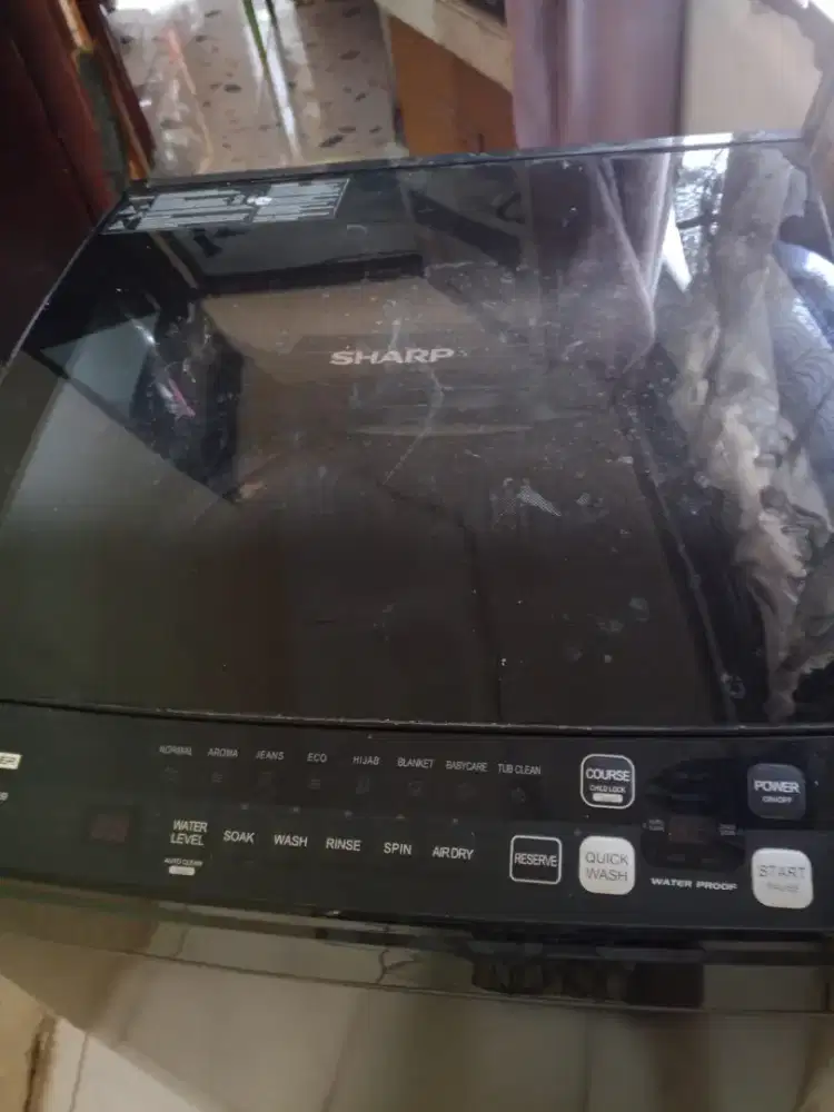 Sharp ES-M1050XT-SA - Mesin Cuci Top Loading 1 Tabung 8.5KG