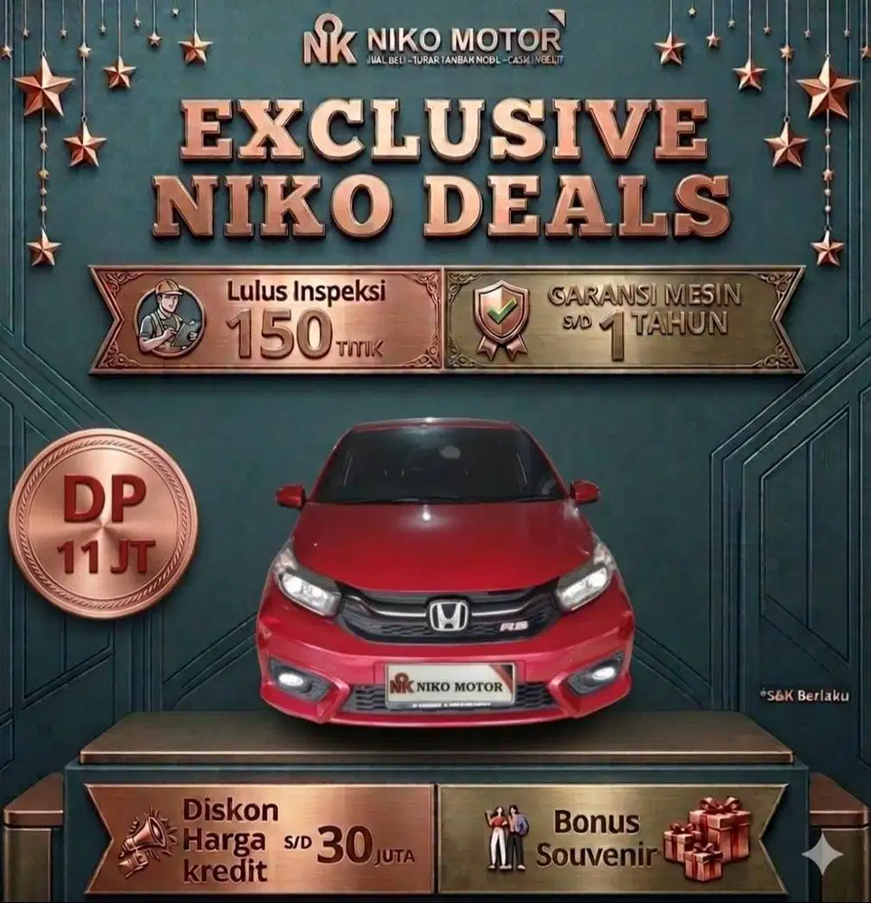 (ANTIK KM38RB) BRIO RS 2019 MT : 2018|2020