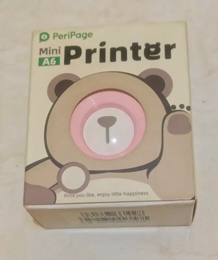 PeriPage Mini A6 Printer Portable Bluetooth Wireless Thermal + Charger
