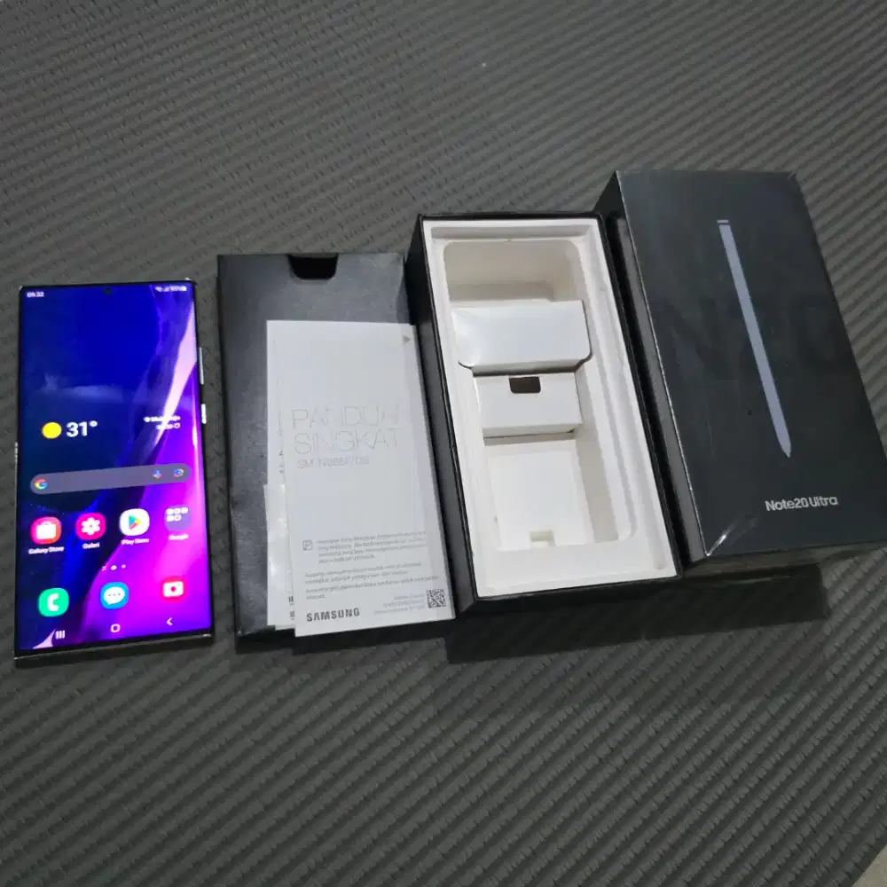 Samsung Galaxy Note 20 Ultra 8/256 GB 4G Mystic White ex SEIN Resmi
