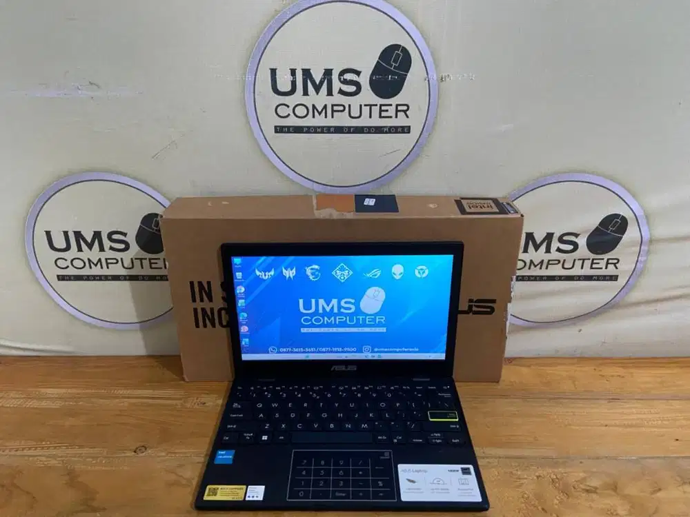 ASUS E210K CELERON N4500 Ram 8GB EMMC 128GB Garansi On