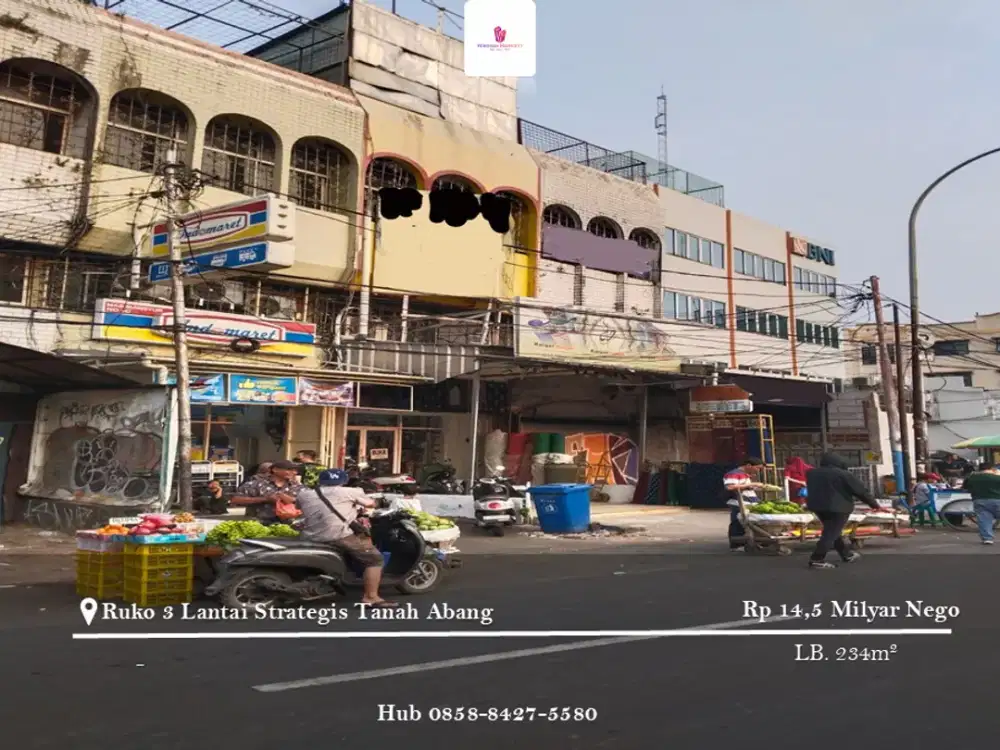 Dijual Ruko di Lokasi Pusat Perniagaan (PGMTA) 3 Lantai