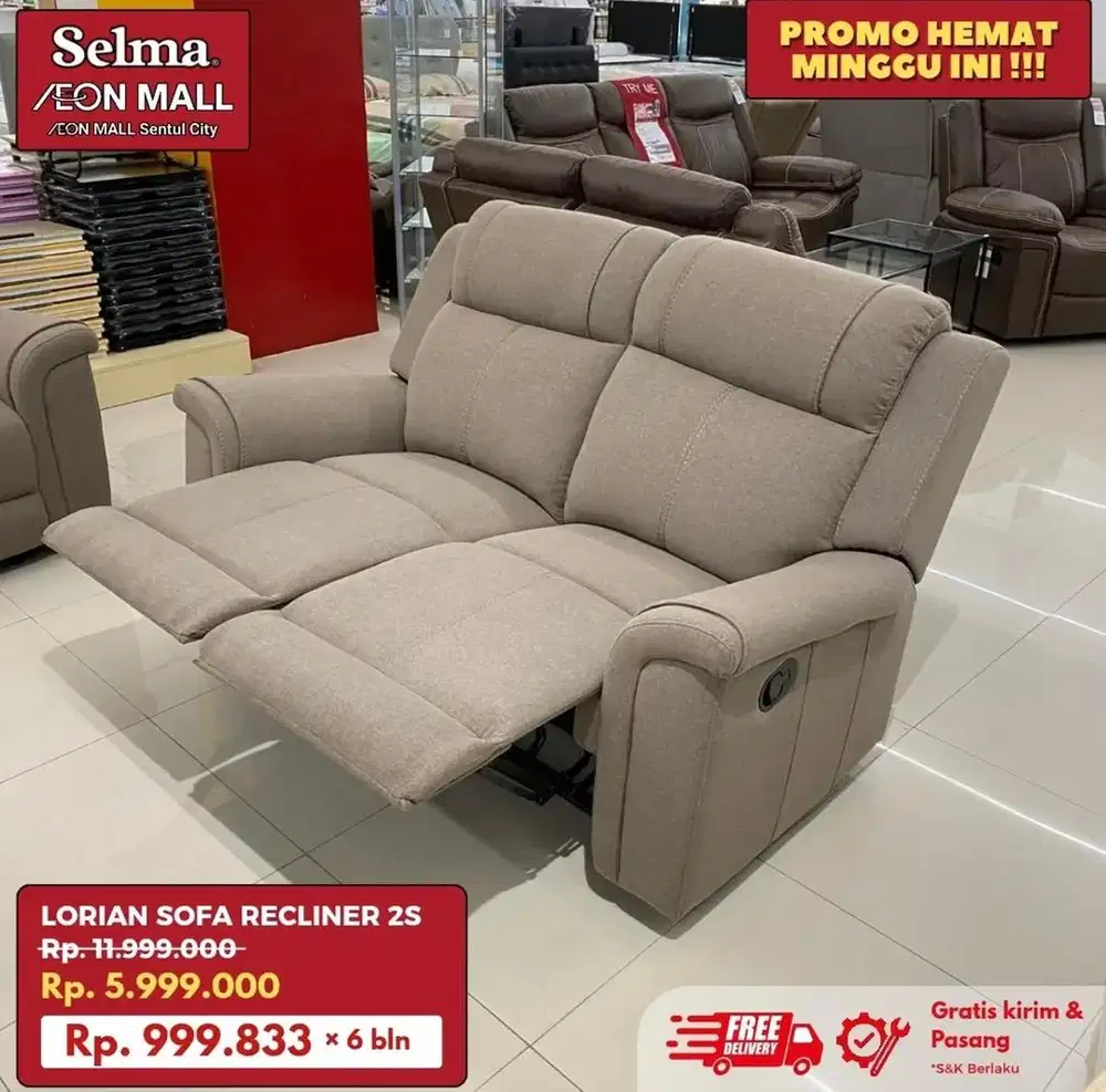 Lorian sofa recliner