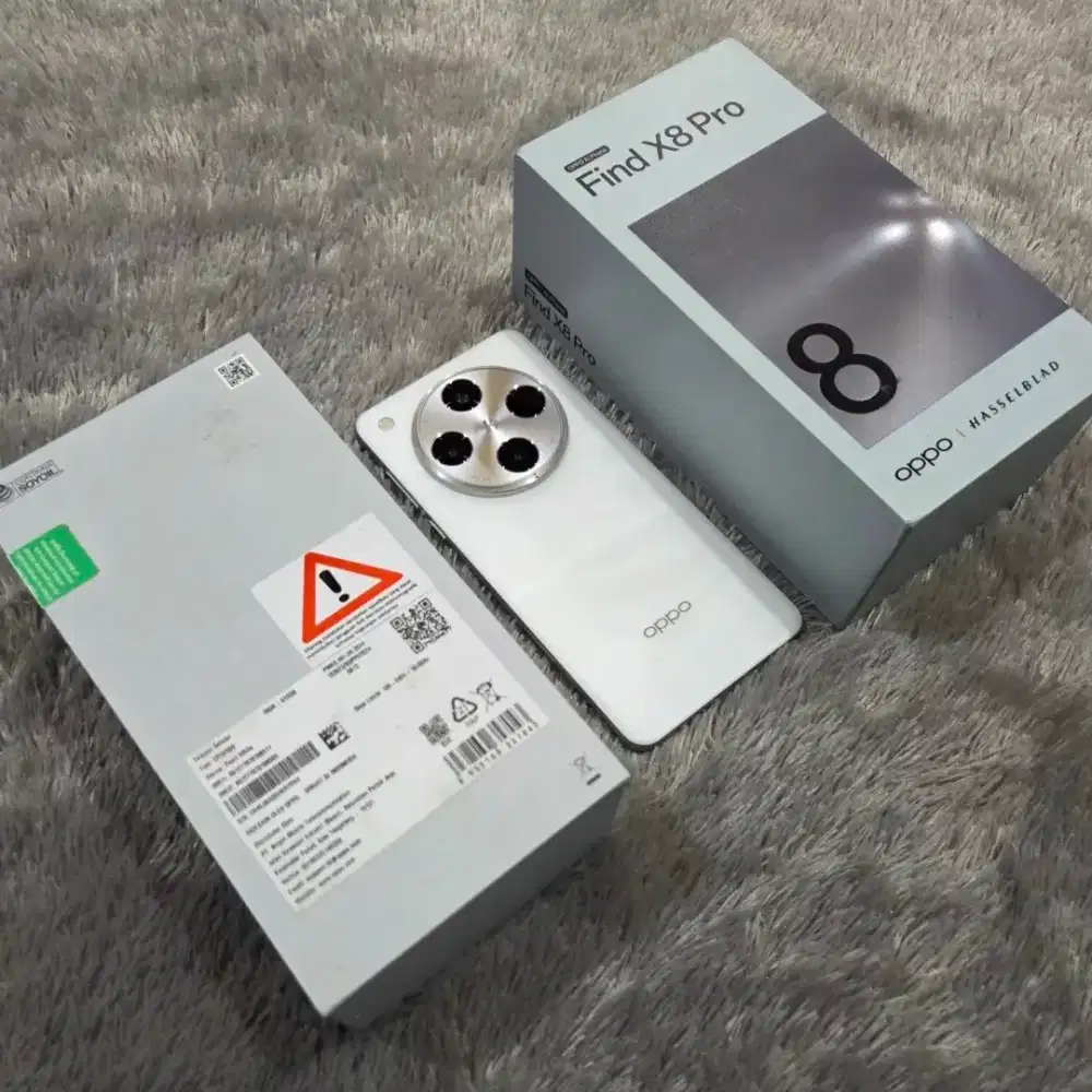 Oppo Find X8 Pro 512Gb White mulus garansi resmi