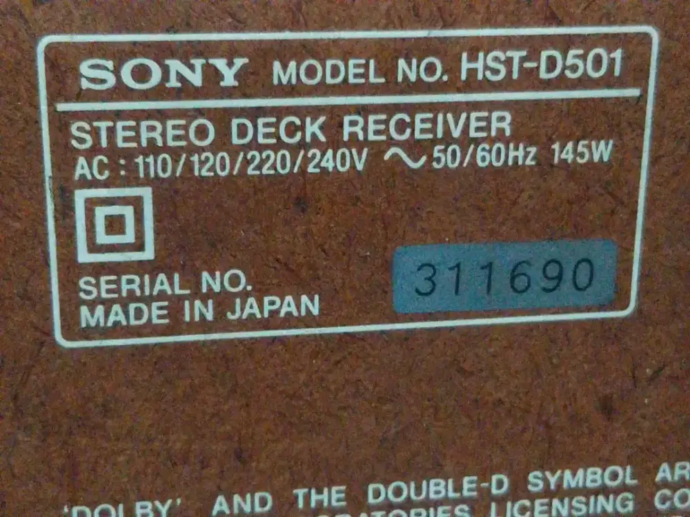 Sony Big power Amplifier, with 2 x 5 ch EQ, full ori, Build up Japan