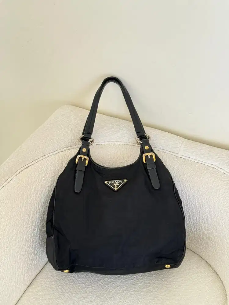 Prada Tessuto Nylon Shoulder Bag