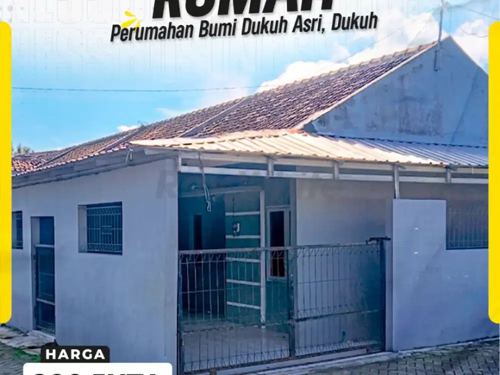 Rumah Dijual di Sukoharjo Perumahan Bumi Dukuh Asri Murah Siap Huni