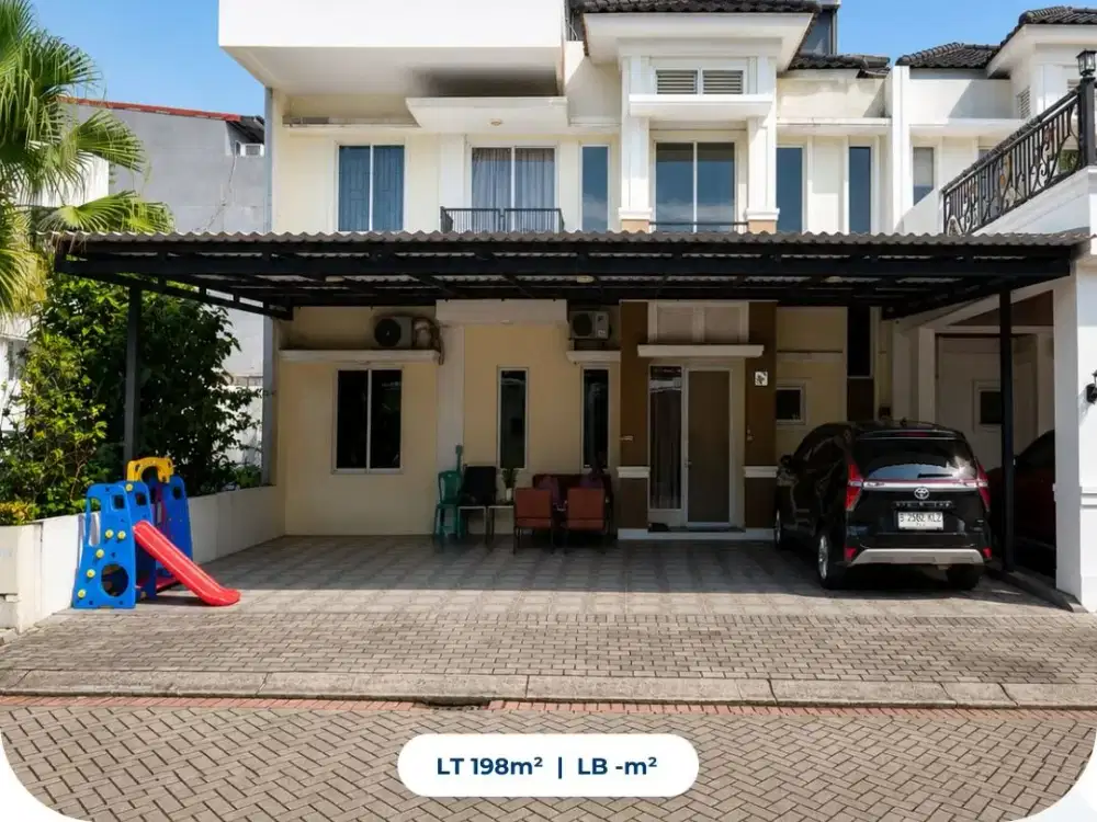 8J. Dijual Murah Rumah, Residence One Cluster Blue Sapphire BS 5 No. 21, RT 015/RW 005, Kel. Jalupang, Kec. Serpong Utara, Kota Tangerang Selatan, Ban