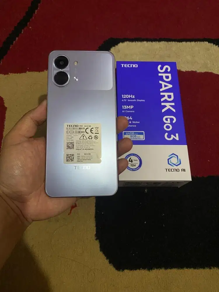 BISMILLAH TECNO SPARK GO 3 RAM 4/64 FULSET NOMINES