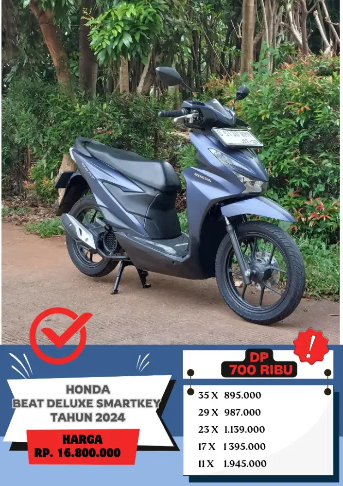 Honda Beat Deluxe Smartkey 2024 DP 700 ribu