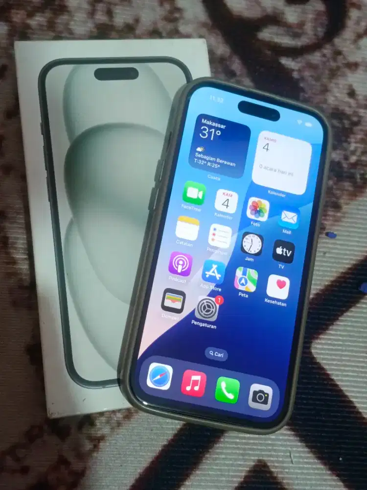 IPHONE 15 LENGKAP FULLSET ASLI