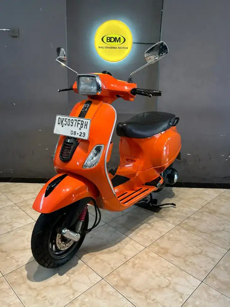PIAGGIO VESPA S 15P CC TAHUN 2012 PAJAK HIDUP LNGKAP BALI DHARMA MOTOR